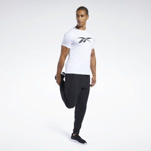 Koszulki Męskie Reebok Workout Ready Białe PL 62SKAMW